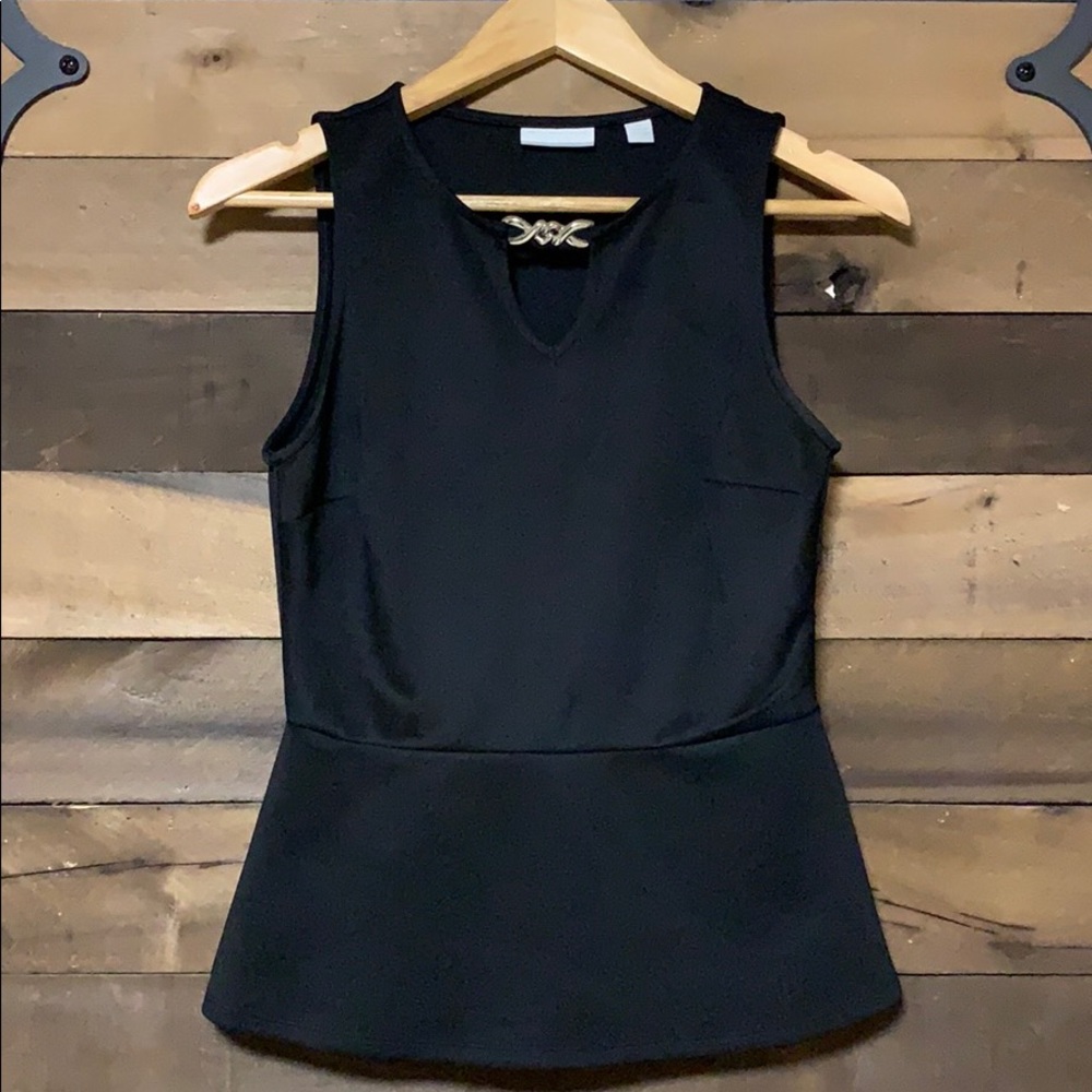 Peplum top.